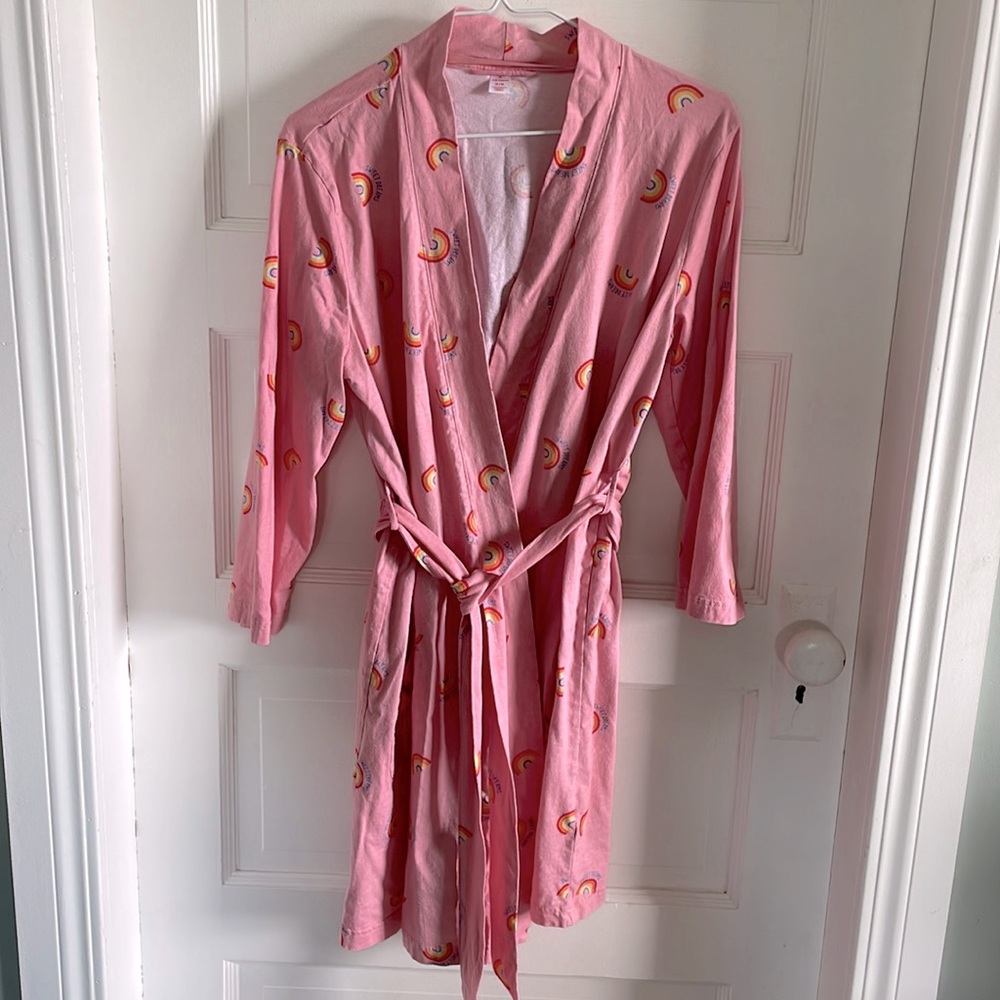 Pink Rainbow Robe